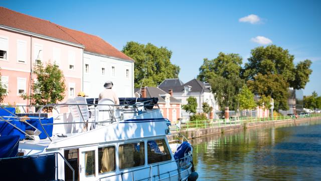 On the Canal du Centre, Montceau-les-Mines.