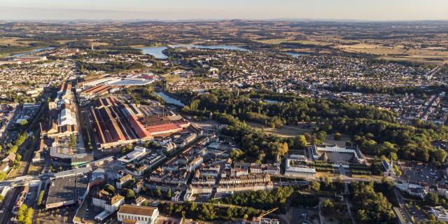 Vue générale du Creusot.