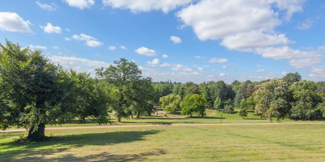 Vue générale du Parc de la Verrerie, Le Creusot.