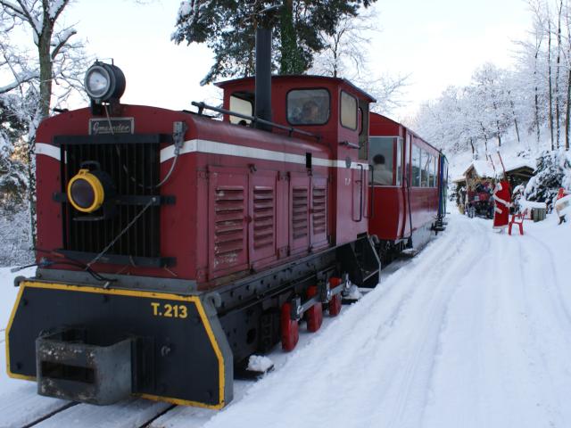 Le Train du Père Noël au Parc des Combes, Le Creusot.