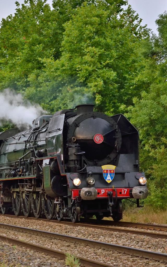 Voyage Vapeur de la Locomotive 241 P 17.