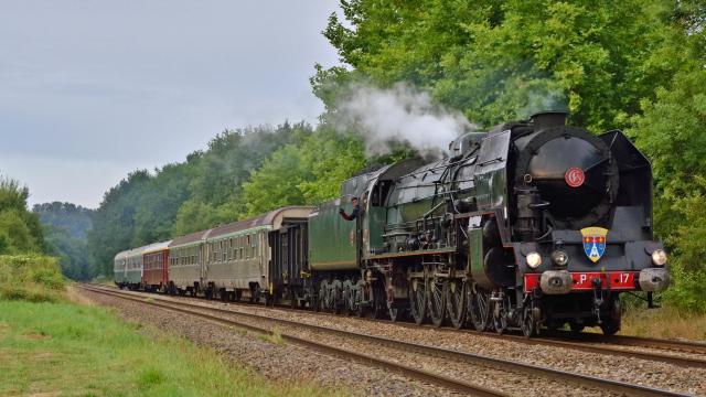 Voyage Vapeur de la Locomotive 241 P 17.