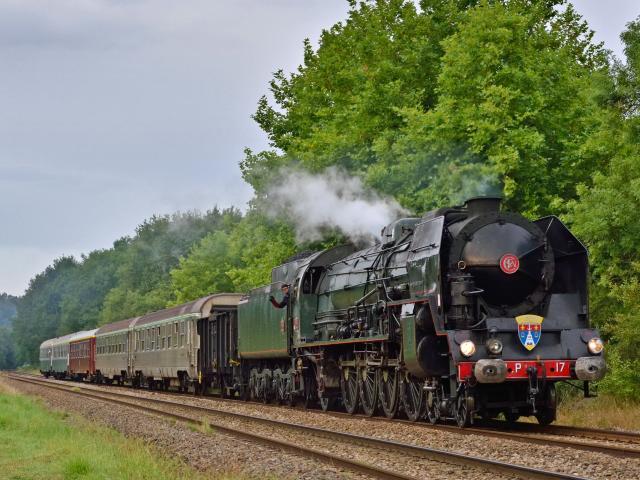 Voyage Vapeur de la Locomotive 241 P 17.