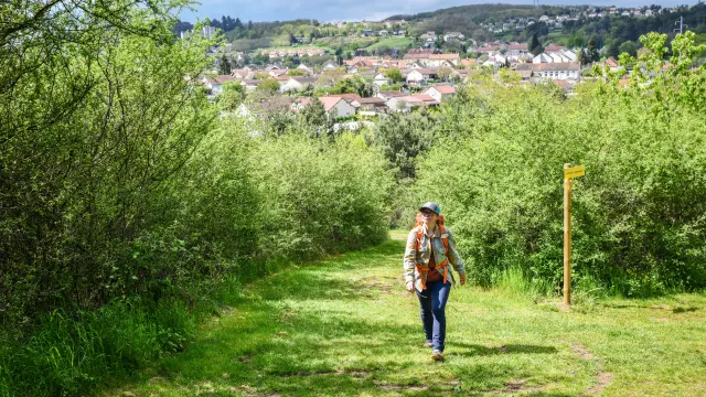 Vue sur Le Creusot depuis Le Breuil