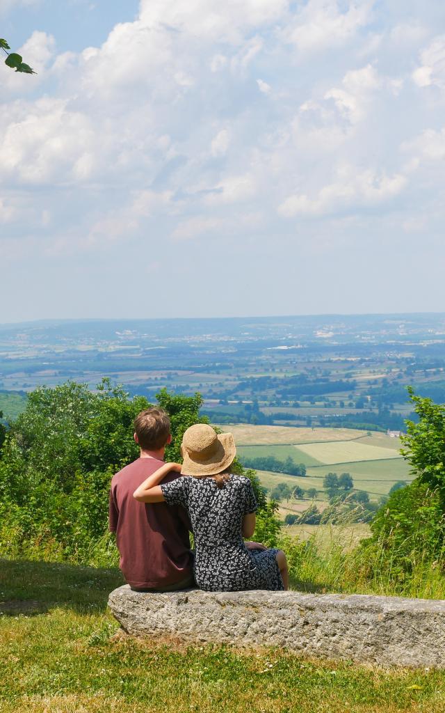 Panorama à Mont-Saint-Vincent.