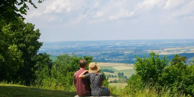 Vue à Mont Saint Vincent