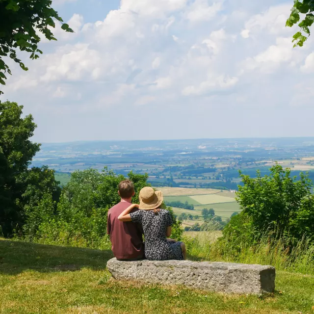 Panorama à Mont-Saint-Vincent.