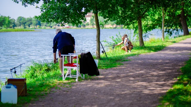 Fishing in the central canal