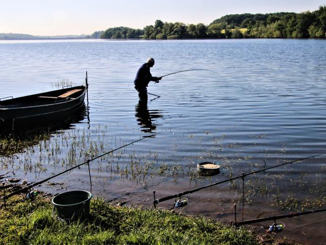 Pêche au lac de Torcy