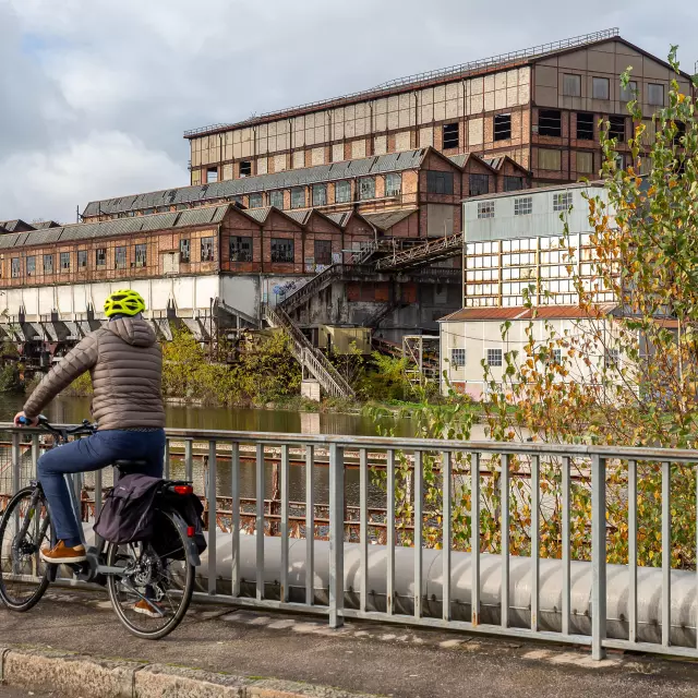 Balade à vélo à Montceau-les-Mines