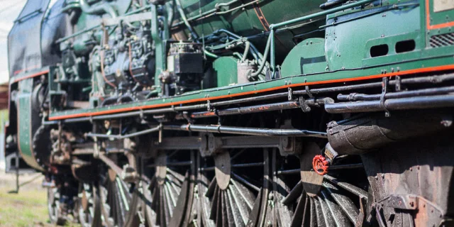 Détail de la locomotive 241 P 17.