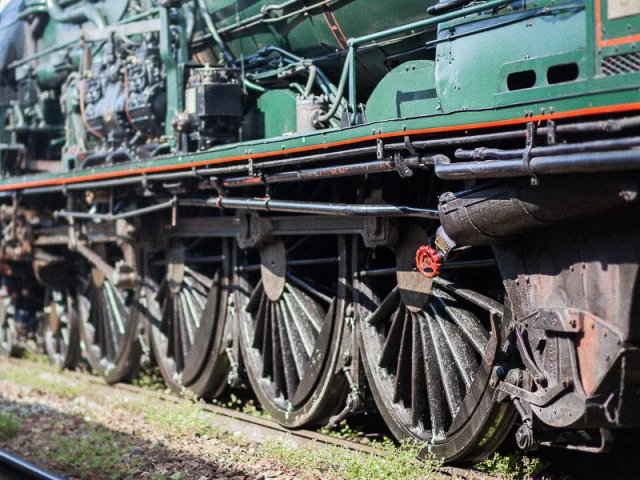 Détail de la locomotive 241 P 17.