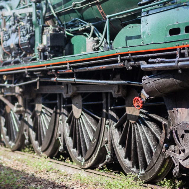 Détail de la locomotive 241 P 17.